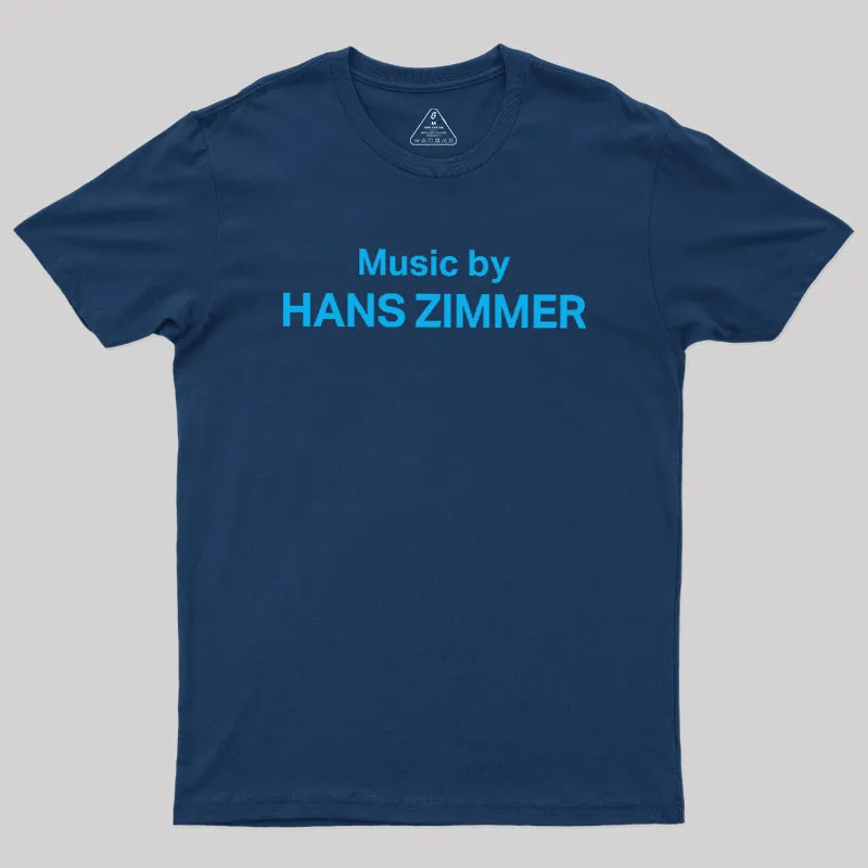 Alternative view of Music by HANS ZIMMER Geek T-Shirt