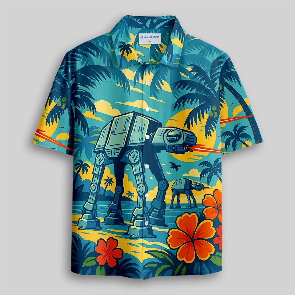 Walker Hawaii Button Up Pocket Shirt