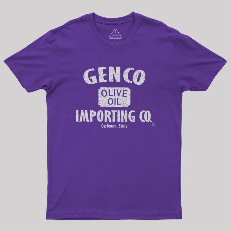 Genco Olive Oil Importing Co Geek T-Shirt - Image 6