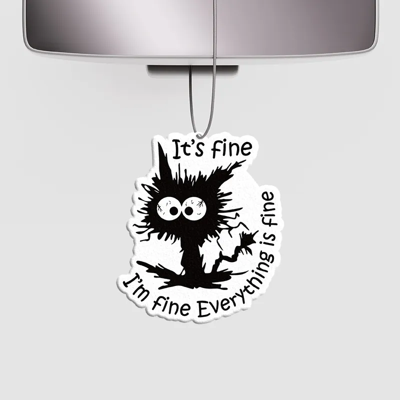 It's Fine I'm Fine Everything is Fine Geek Car Air Fresheners