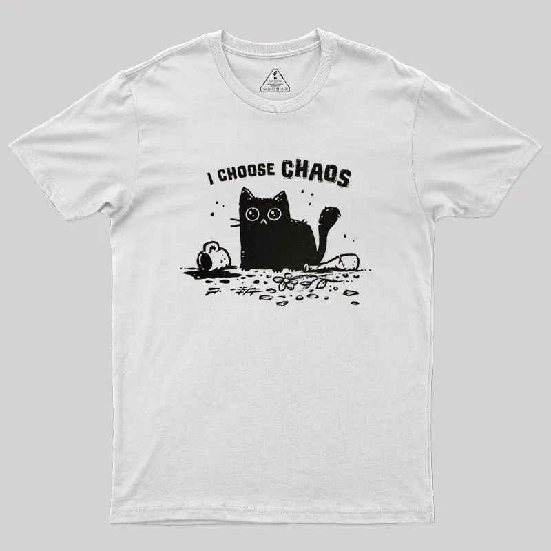 I Choose Chaos Geek T-Shirt - Image 9
