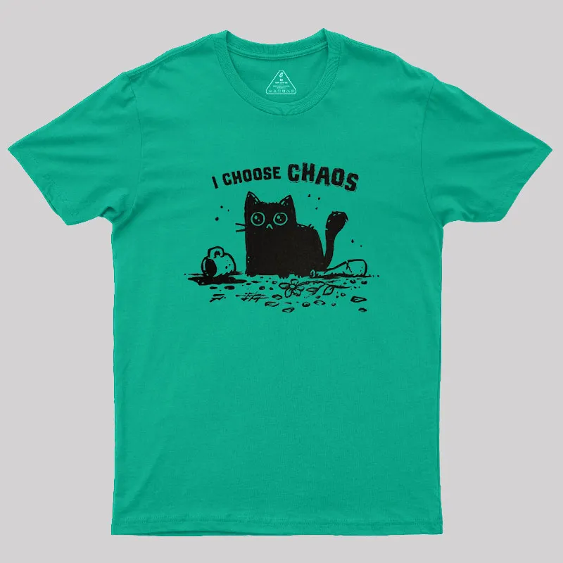 I Choose Chaos Geek T-Shirt - Image 7
