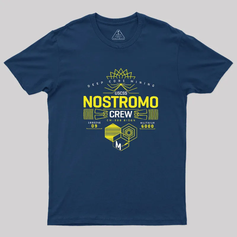 Alternative view of Nostromo Crew Geek T-Shirt