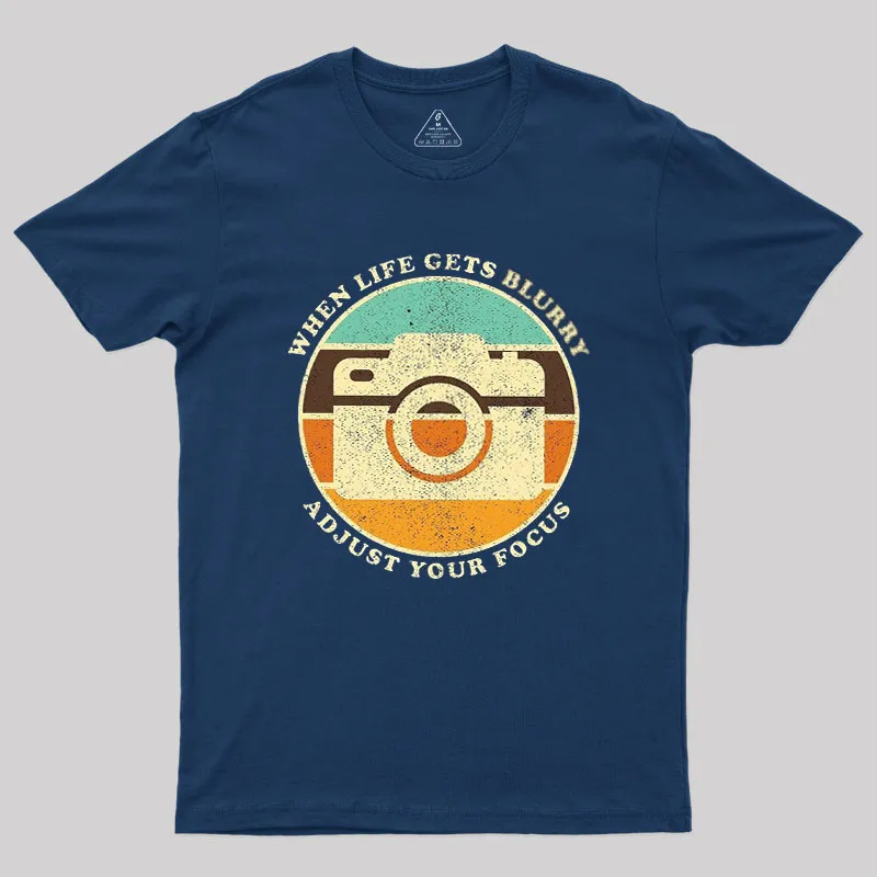 Vintage Camera Quote Geek T-Shirt - Image 3