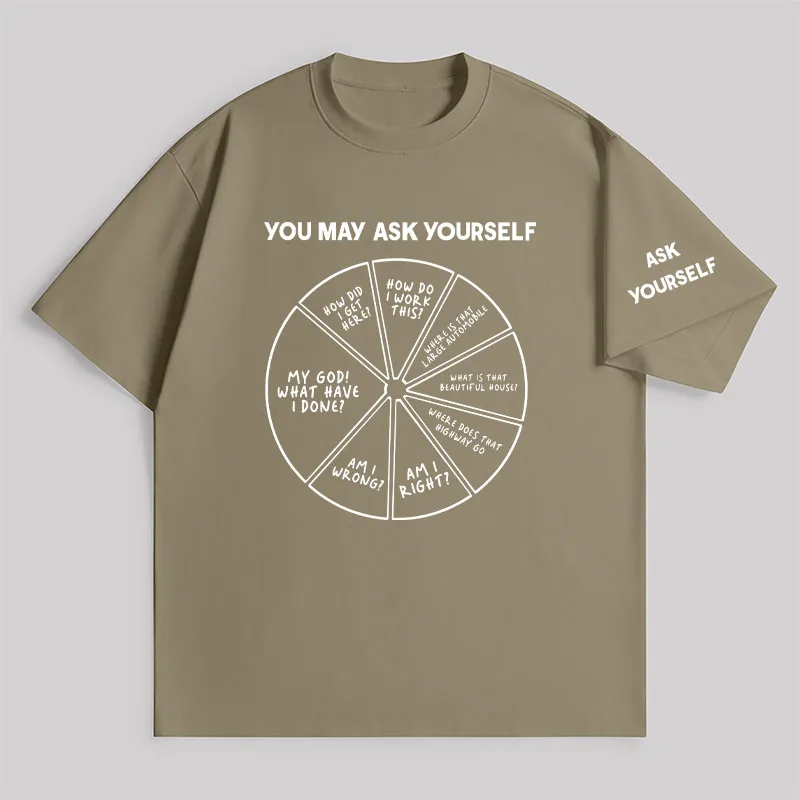 You May Ask Yourself Unisex Oversized T-shirt - Image 4