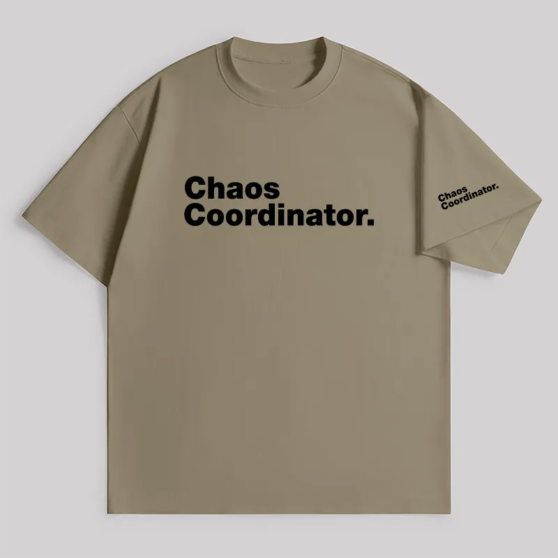 Chaos Coordinator Unisex Oversized T-shirt - Image 4