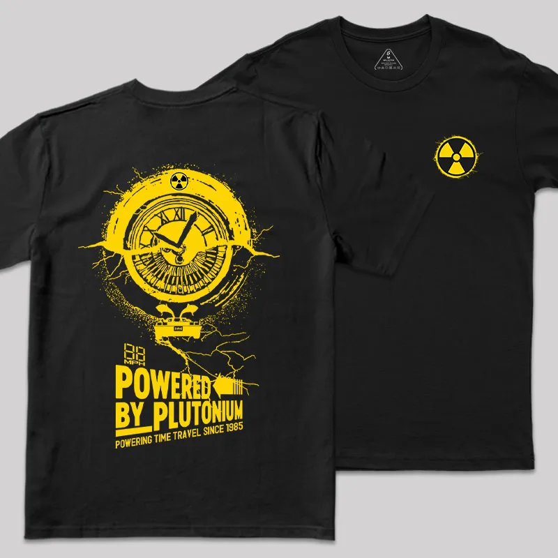 Plutonium Power Front and Back Printed Geek T-Shirt