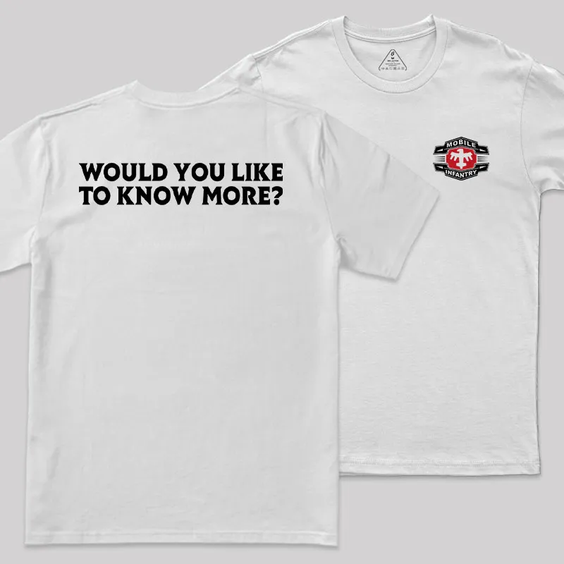 Scifi Space Recruit Front and Back Printed Geek T-Shirt - Image 5