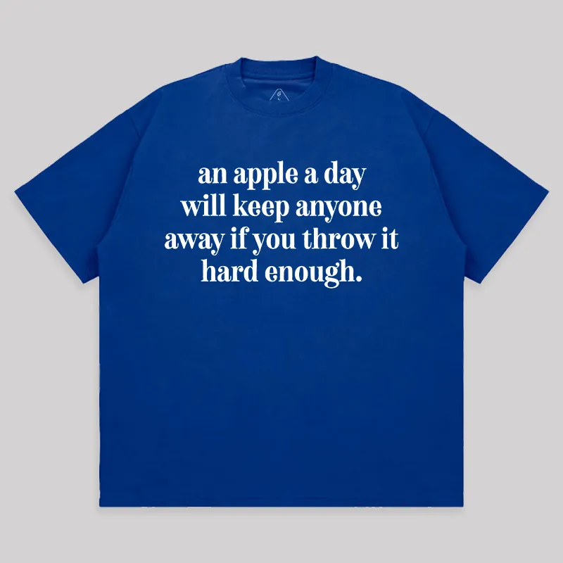 An Apple A Day Unisex Oversized T-shirt - Image 6