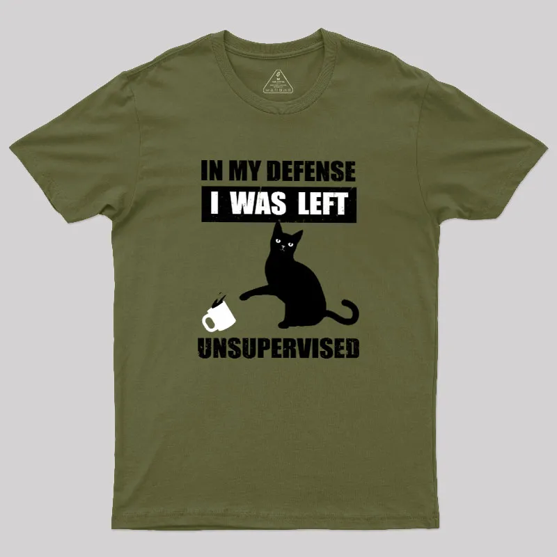 In My Defense I Was Left Geek T-Shirt - Image 4