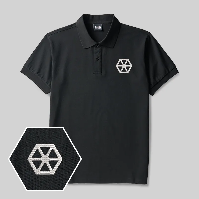 HexaCore Geek Embroidered Polo Shirts