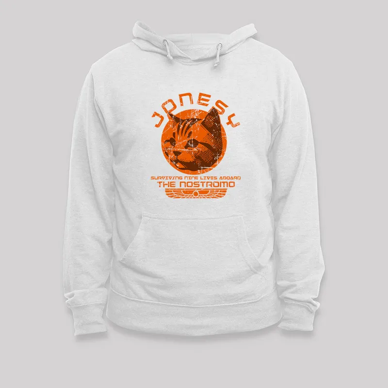 Jonesy Surviving Nine Lives Aboard The Nostromo Geek Hoodie - Image 5