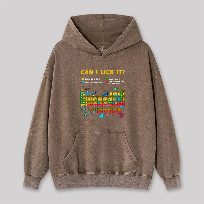 Can I Lick It Periodic Table Washed Hoodie - Image 3