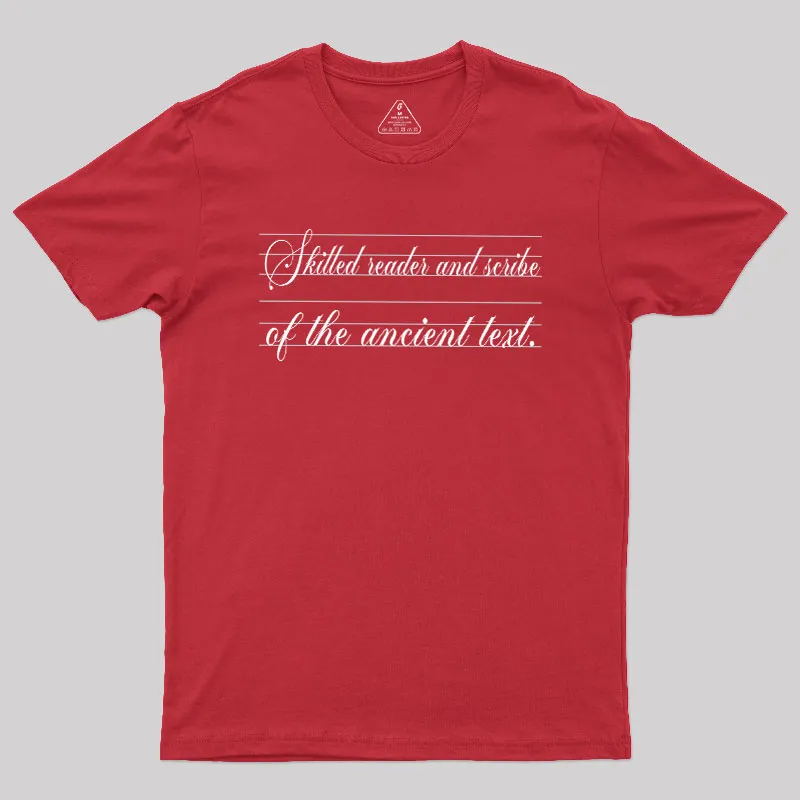 Ancient Scribe Geek T-Shirt - Image 5