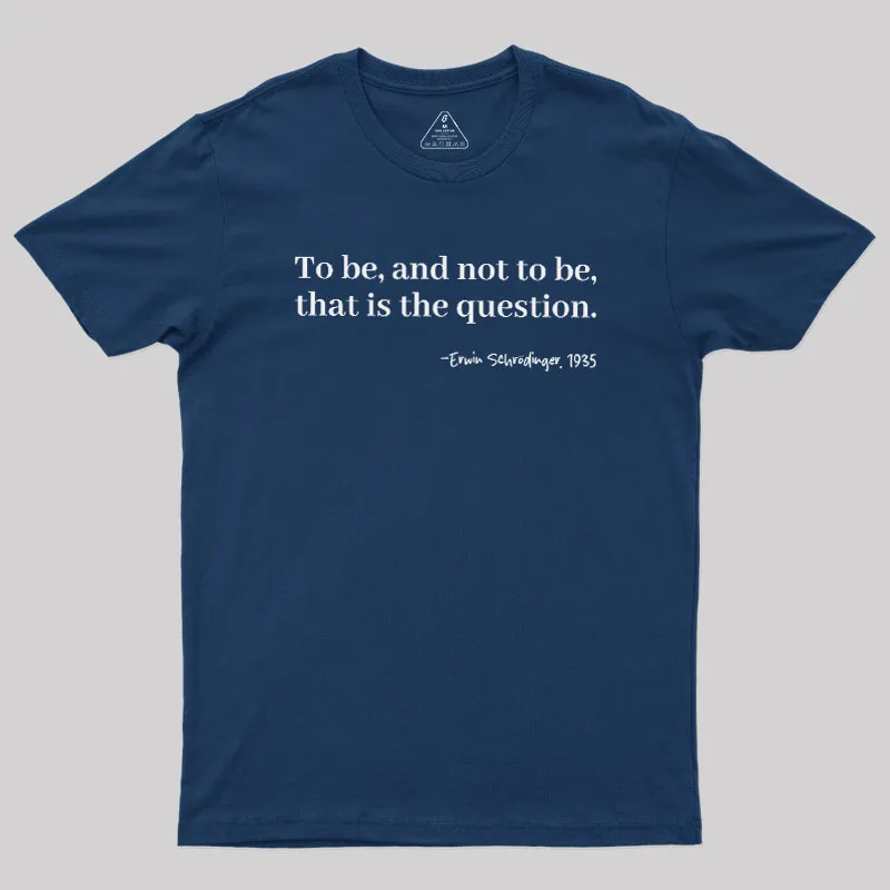 Alternative view of Schrödinger's Question Geek T-Shirt