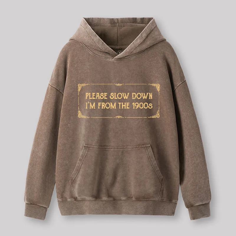 From the 1900s Washed Hoodie - Image 4