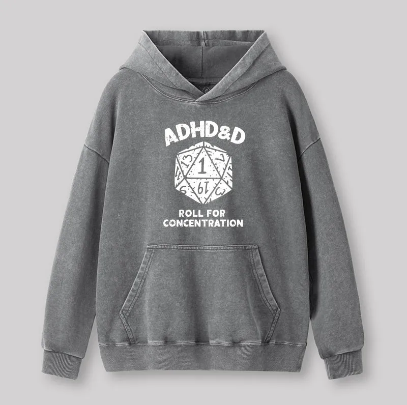 Alternative view of ADHScifi Geek Washed Hoodie