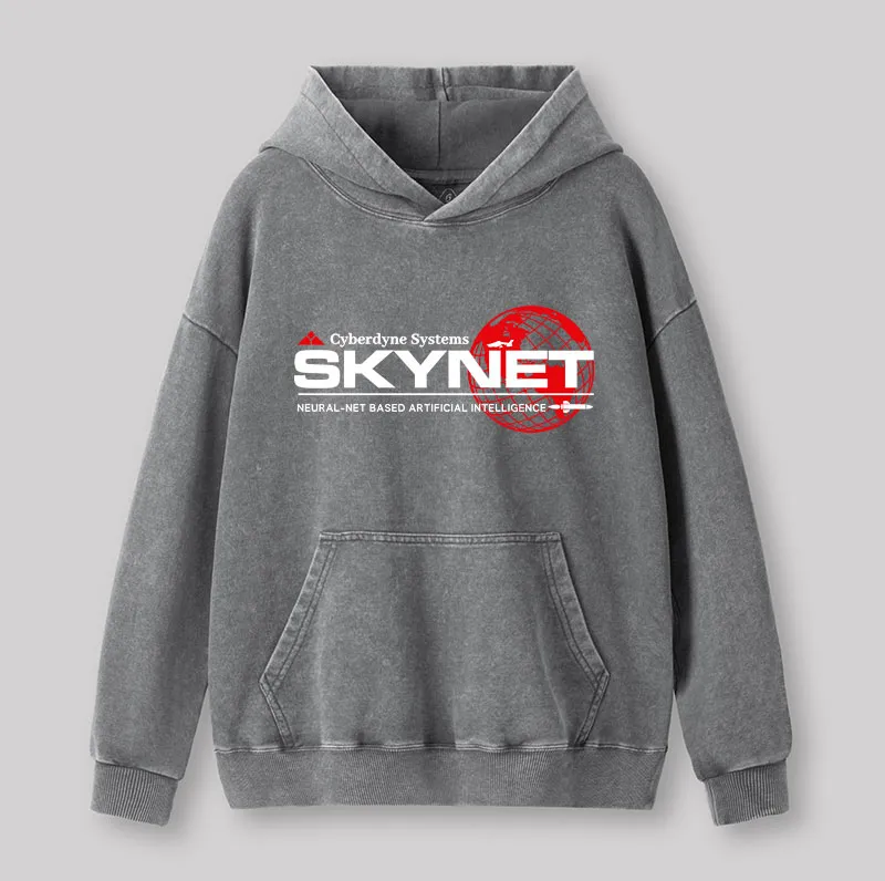 Cyberdyne Systems Skynet Washed Hoodie - Image 4