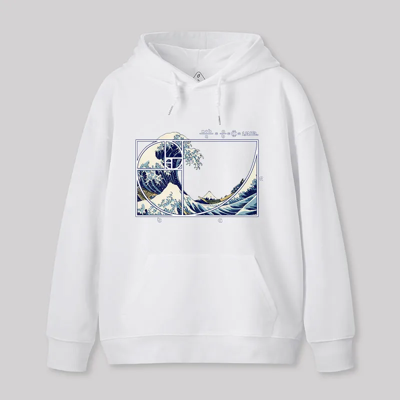 The Great Fibonacci Wave Hoodie - Image 3