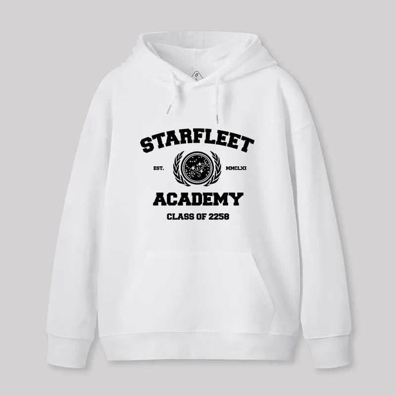 Alternative view of Starfleet Acadmey Class of 2258 White Hoodie