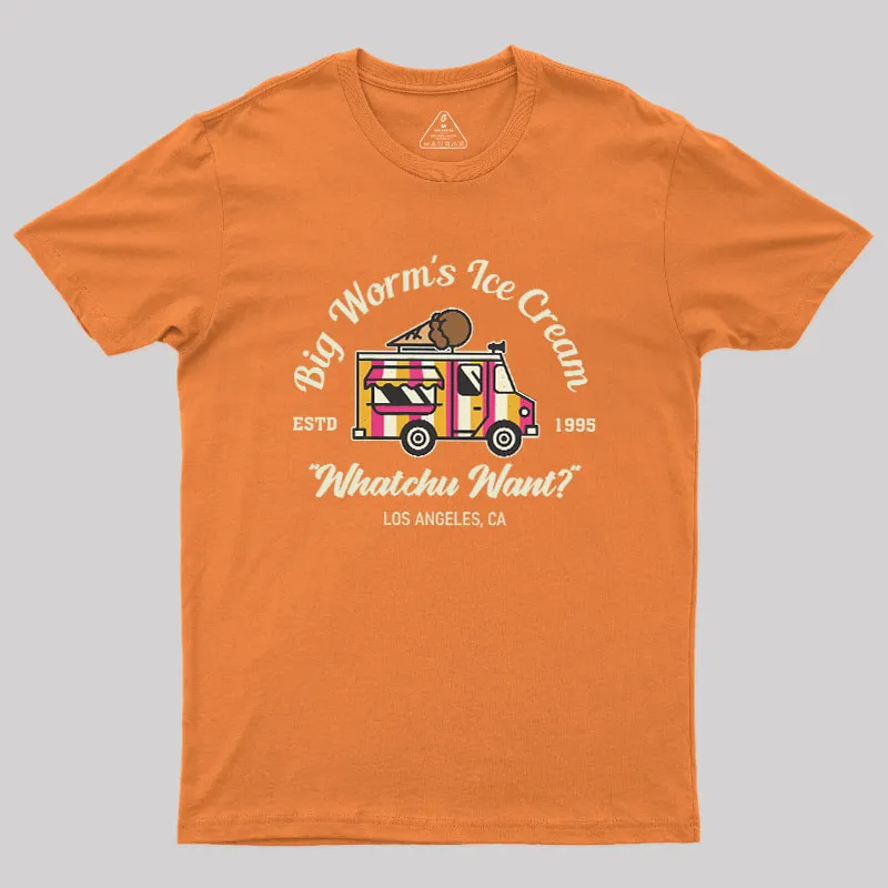 Big Worm’s Ice Cream Geek T-Shirt - Image 7