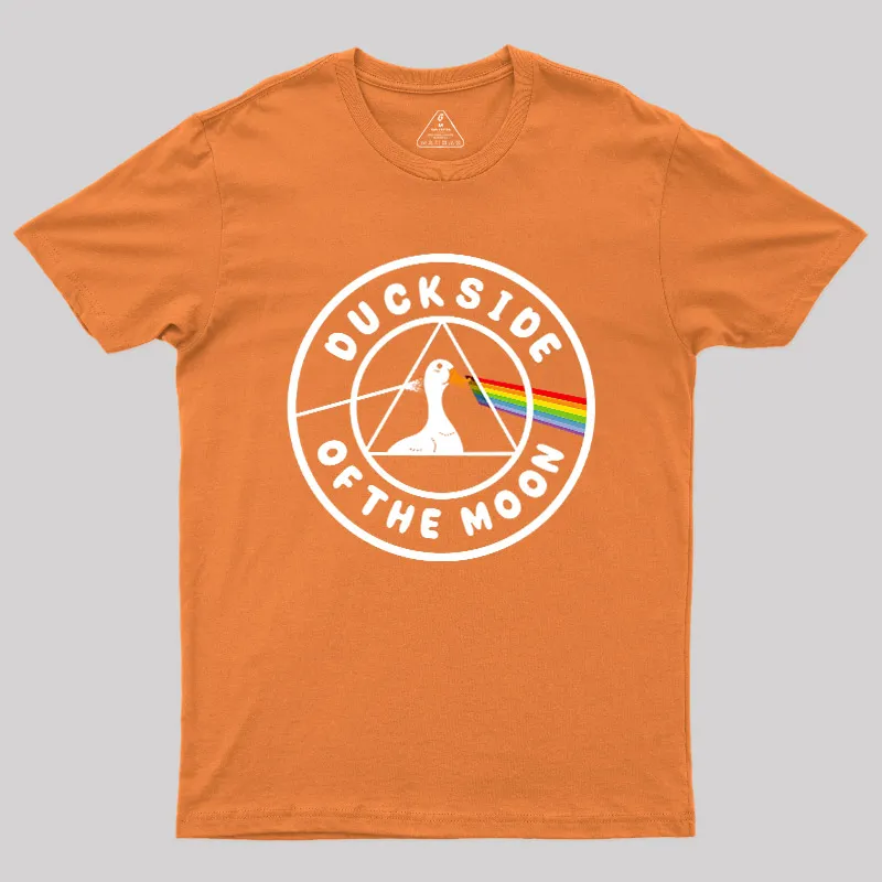 Duckside Of The Moon Geek T-Shirt - Image 6