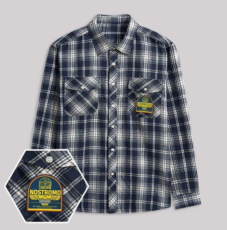 USCSS Nostromo Legacy Plaid Flannel Shirt - Image 4