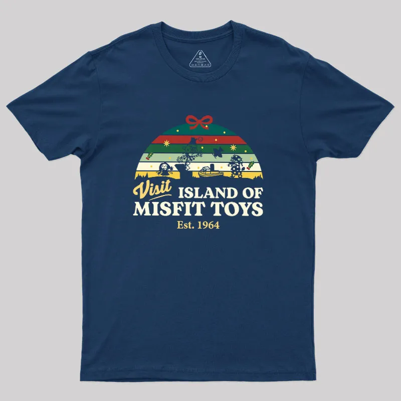 Visit Island of Misfit Toys Geek T-Shirt - Image 2