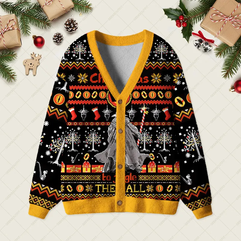 The Legendary Wizard Geek Ugly Cardigan Sweaters