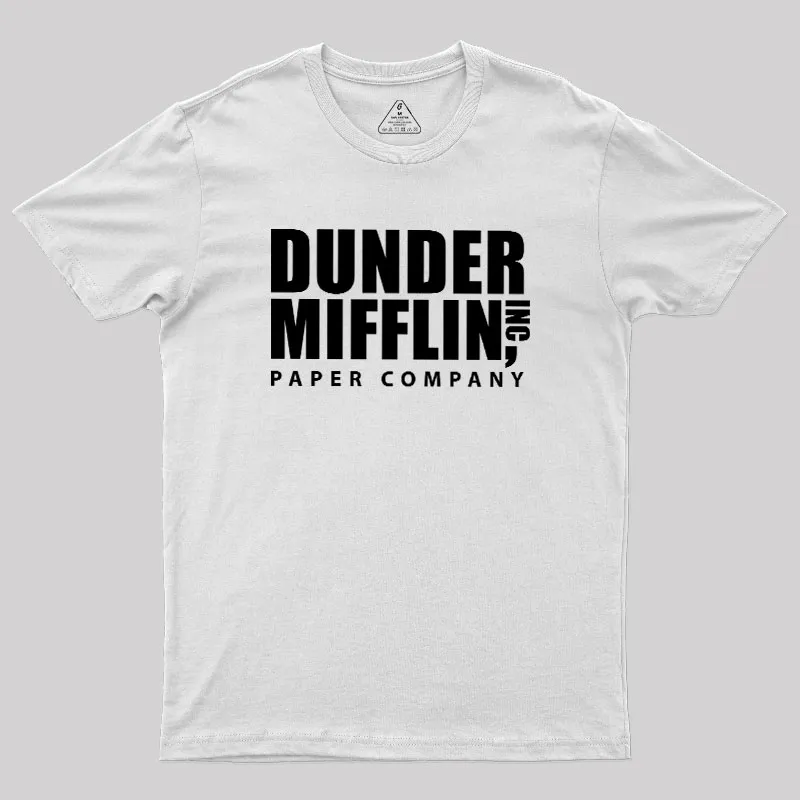 Dunder Mifflin Geek T-Shirt - Image 11