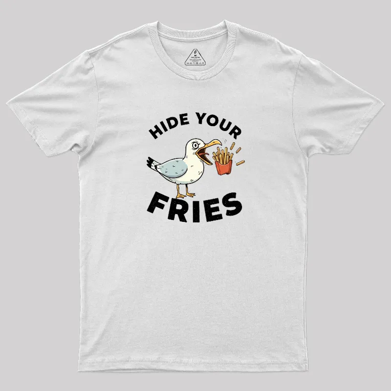 Hide Your Fries Geek T-Shirt - Image 11