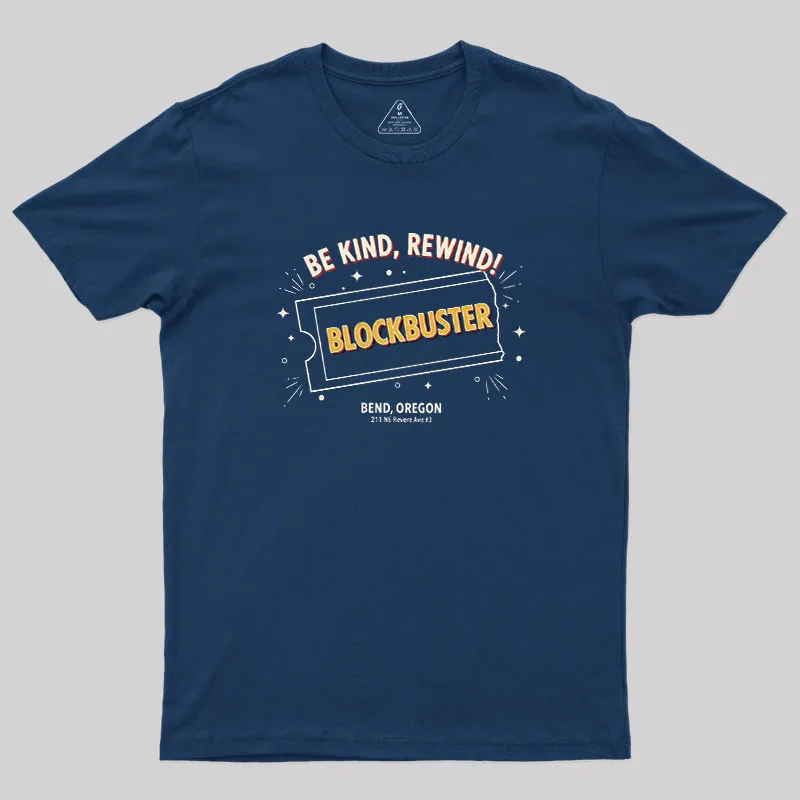 Be Kind, Rewind! Geek T-Shirt - Image 2