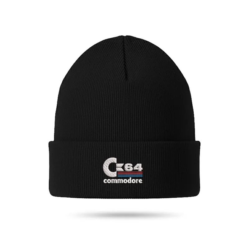 Commodore 64 Geek Embroidered Beanie