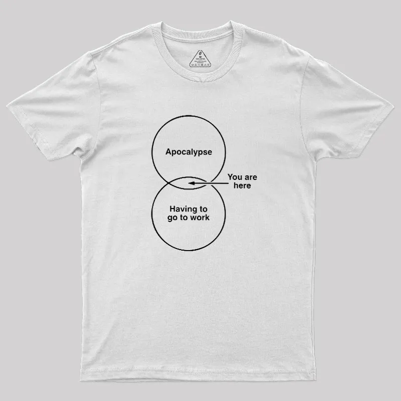 Apocalypse Diagram Geek T-Shirt - Image 10