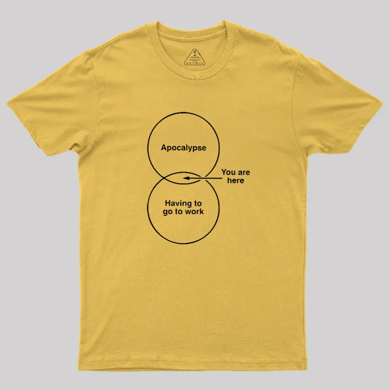 Apocalypse Diagram Geek T-Shirt - Image 8