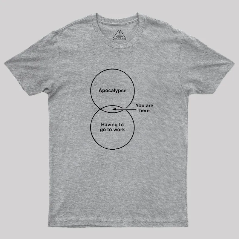 Apocalypse Diagram Geek T-Shirt - Image 4