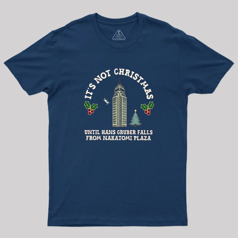 Hans Gruber Christmas Geek T-Shirt - Image 2
