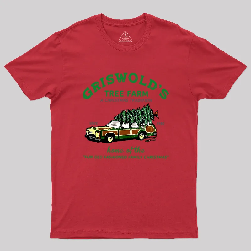 Griswold's Tree Farm Family Christmas Desde 1989 Geek T-Shirt - Image 3