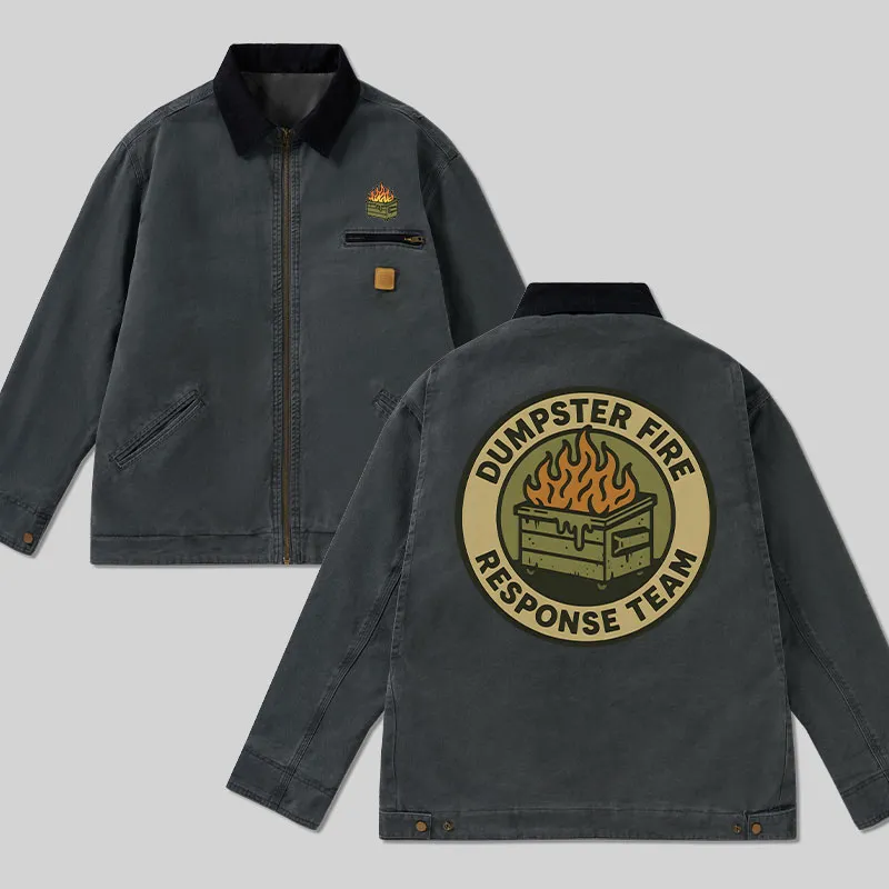 Dumpster Fire Response Team Classic Work Jacket - Image 2