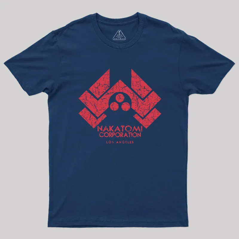 Alternative view of Nakatomi Corporation Geek T-Shirt