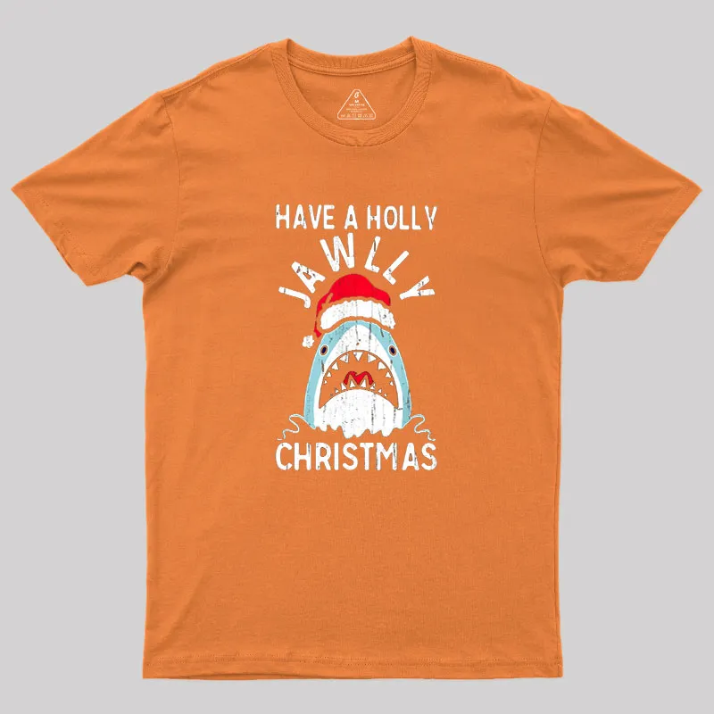 Have A Holly Jawly Christmas Geek T-Shirt - Image 5