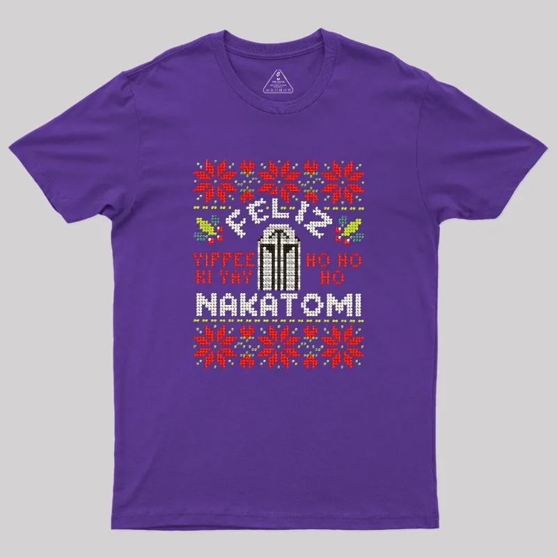 Feliz Nakatomi Sweater Geek T-Shirt - Image 5