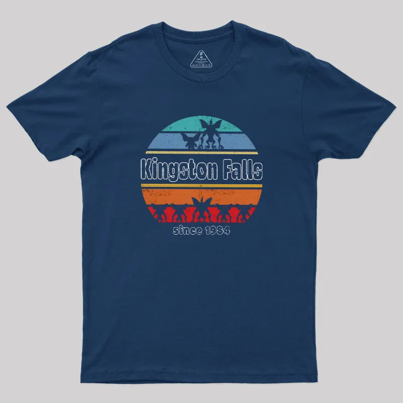 Alternative view of Gremlins Kingston Falls Cult Movies 80s Geek T-Shirt