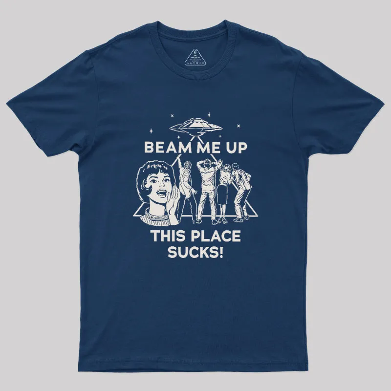 Alternative view of Beam Me Up Geek T-Shirt