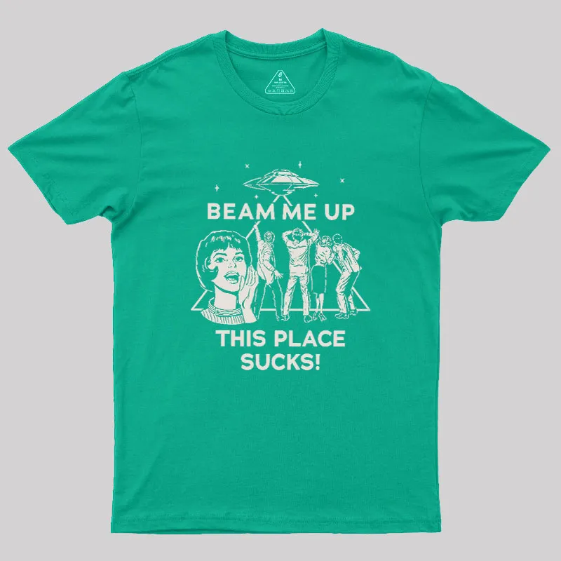 Beam Me Up Geek T-Shirt - Image 7