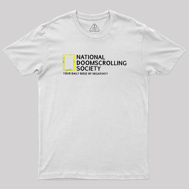 National Doomscrolling Society Geek T-Shirt - Image 11