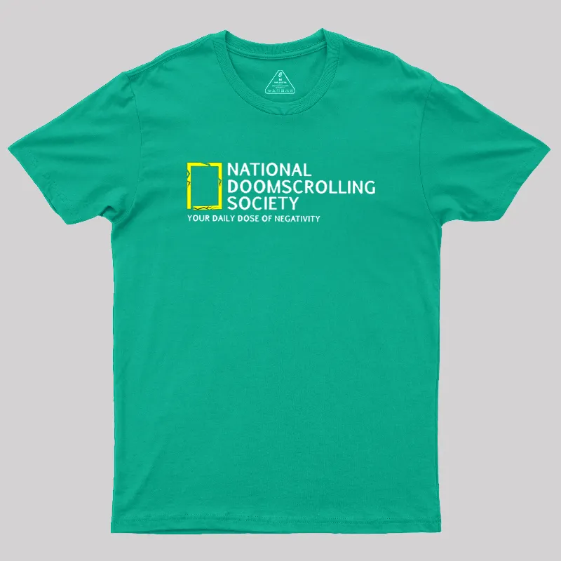 National Doomscrolling Society Geek T-Shirt - Image 10