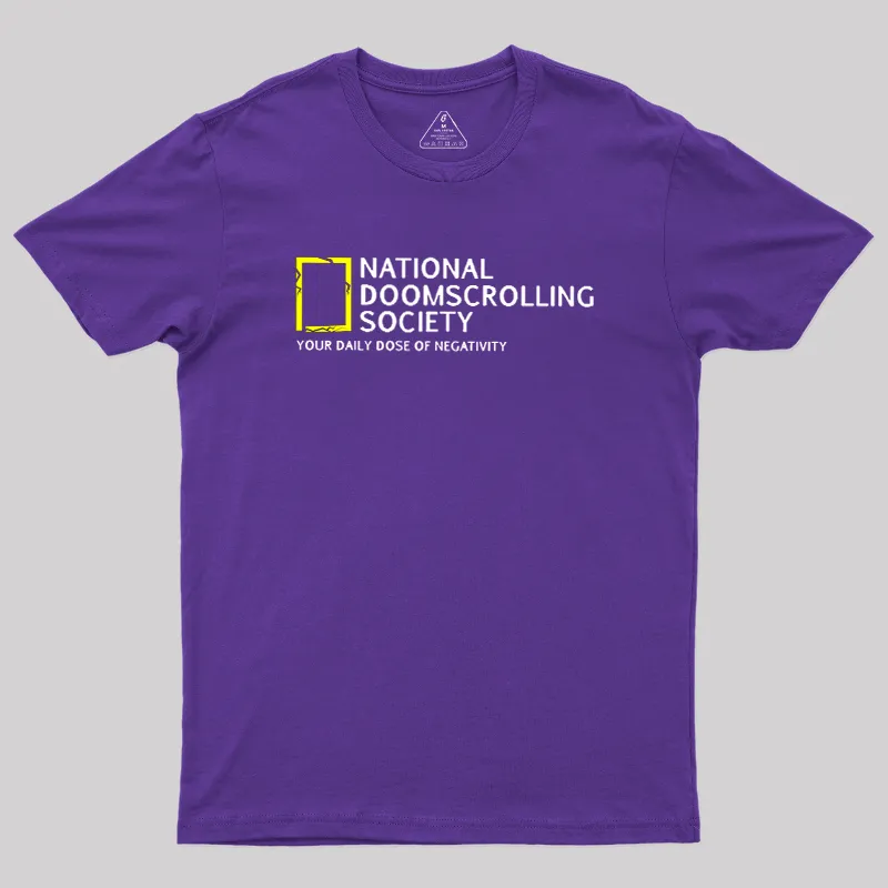 National Doomscrolling Society Geek T-Shirt - Image 8