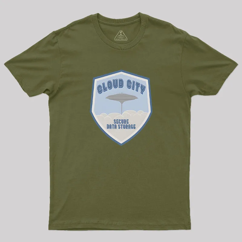 Cloud City Data Storage Geek T-Shirt - Image 3