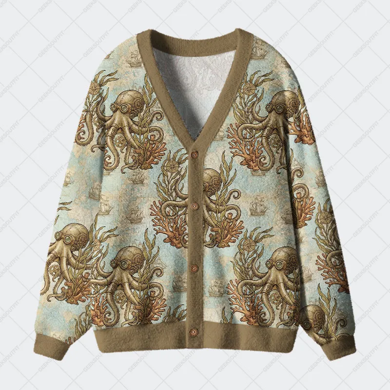 Octo Atlas Geek Ugly Cardigan Sweaters